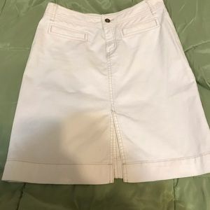 White Jeans Pencil Skirt (4) Banana Republic
